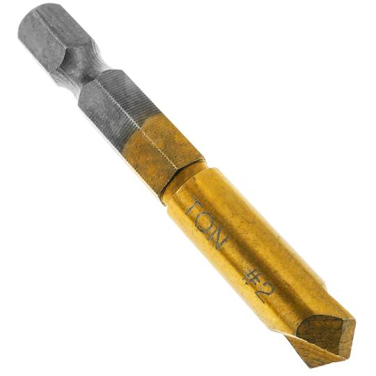 Kit de 4 escareadores de 7 mm com haste de 1/4