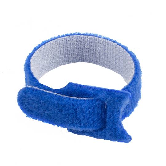 Pack de 12 unitats de brida adherent 150mm en colors negre, blau, verd, vermell, blanc i groc de Lanberg ORG01-MT150-MC6