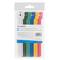 Pack de 12 unitats de brida adherent 150mm en colors negre, blau, verd, vermell, blanc i groc de Lanberg ORG01-MT150-MC6