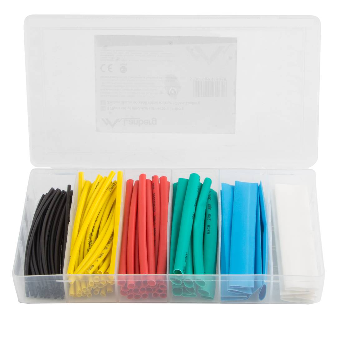 Lot de 100 unités de câble de 0,1 m en noir, bleu, vert, rouge et jaune par Lanberg ORG01-ST100MC