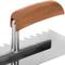 Llana con mango de madera rectangular dentada 240x100mm