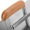 Llana con mango de madera rectangular dentada 240x100mm