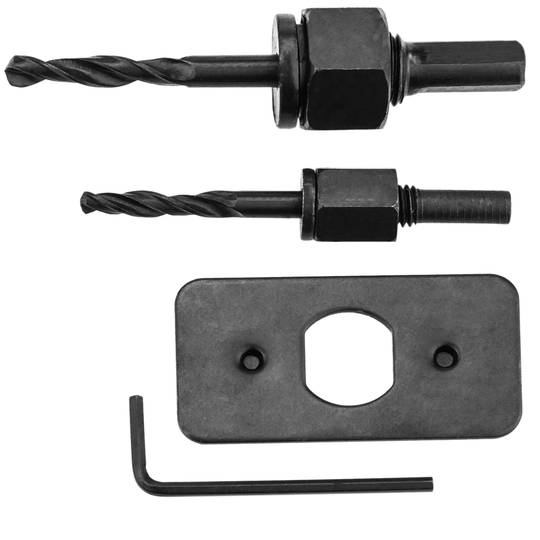Case of 12 round crowns for sawing wood holes 19 21 27 31 31 37 44 44 50 60 74 87 100 125 mm