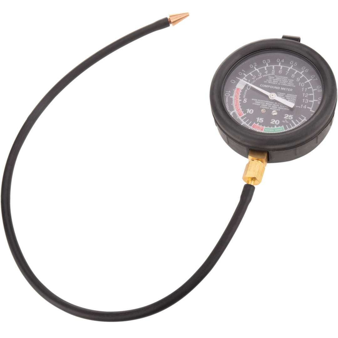 Vacuómetro para medir la presión del suministro de combustible al motor. -  Cablematic