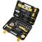 78 piece basic tool set. Screwdriver, pliers, hammer, tape measure, etc.
