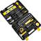 78 piece basic tool set. Screwdriver, pliers, hammer, tape measure, etc.