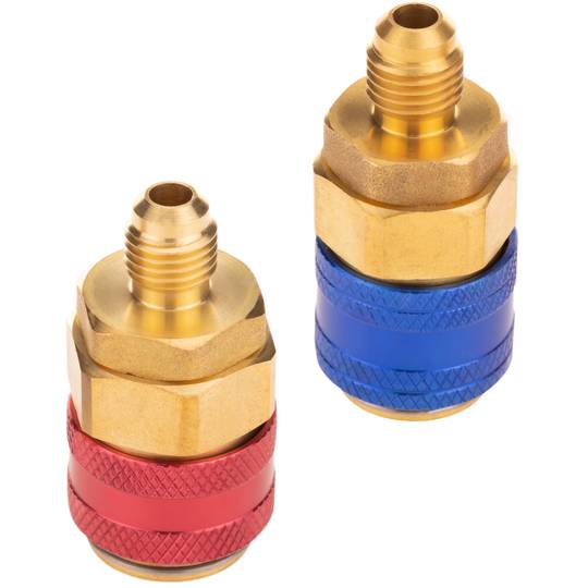 Connecteurs à connexion rapide droits et adaptateurs A/C R1234YF/R134a