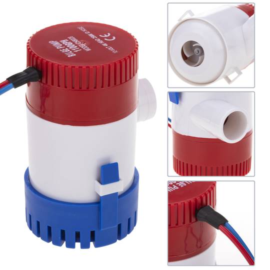 Elektrische waterlenspomp 4100 l/u 12VDC 3A