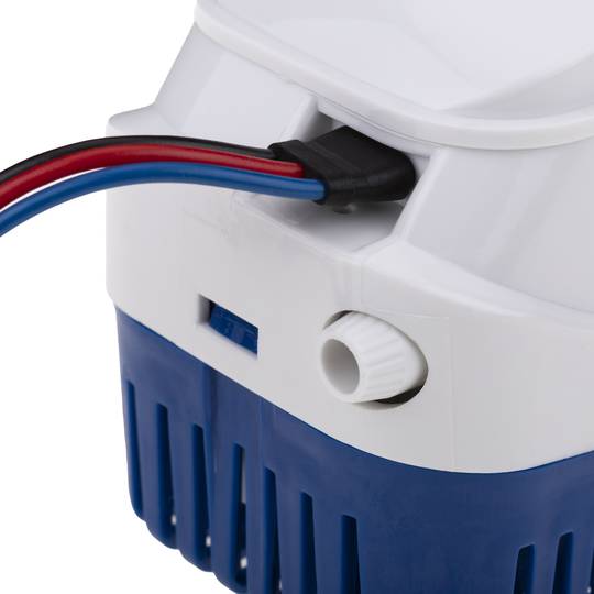 Bomba elétrica de esgoto de água 4100 l/h 12VDC 3A com interruptor