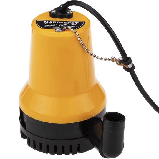 Bomba elétrica de esgoto de água 4200 l/h 12VDC 5.4A