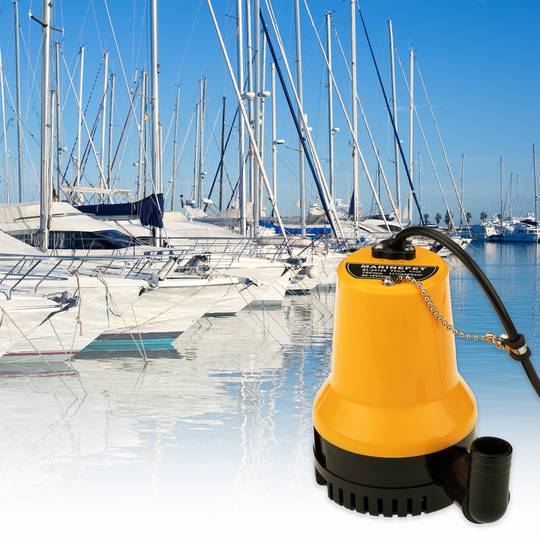 Bomba elétrica de esgoto de água 4200 l/h 12VDC 5.4A