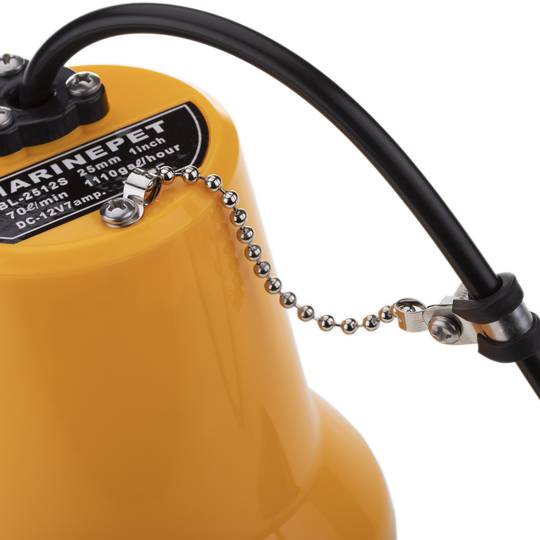 Bomba elétrica de esgoto de água 4200 l/h 12VDC 5.4A
