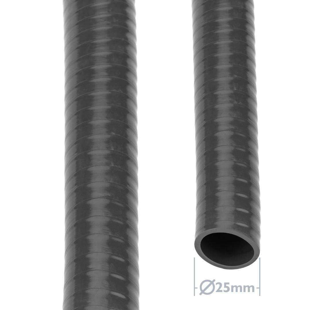 Tubo de evacuación de PVC tipo C de diámetro 25 mm y longitud 10 m -  Cablematic
