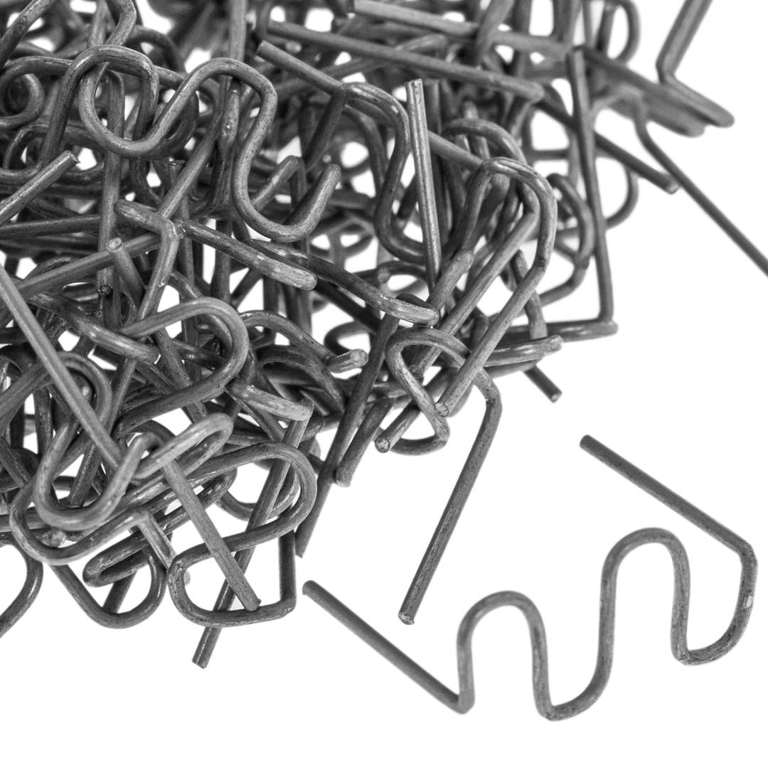 100 units wavy plastic welding staples 0.8mm for hot gun repair plastic parts and bumpers