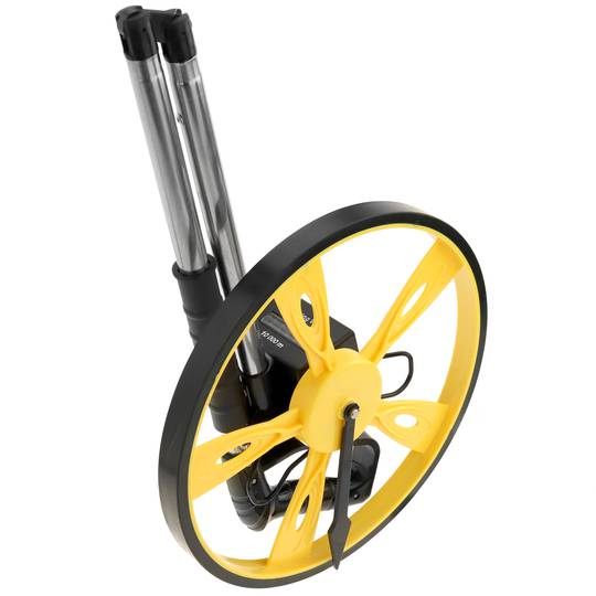 Distance measuring wheel with folding handle 320 mm - Cablematic