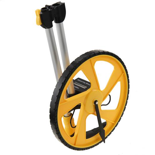 Wielteller voor afstandsmeting. 320 mm diameter topometer en hoogte 810 mm