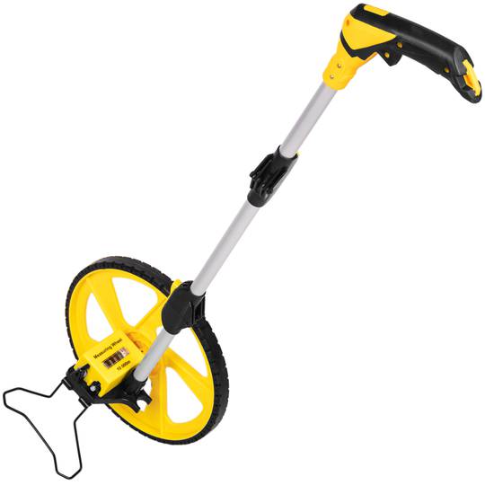 Contachilometri ruota di alta precisione per la misurazione della distanza. Topometro diametro 32 cm e altezza 105 cm
