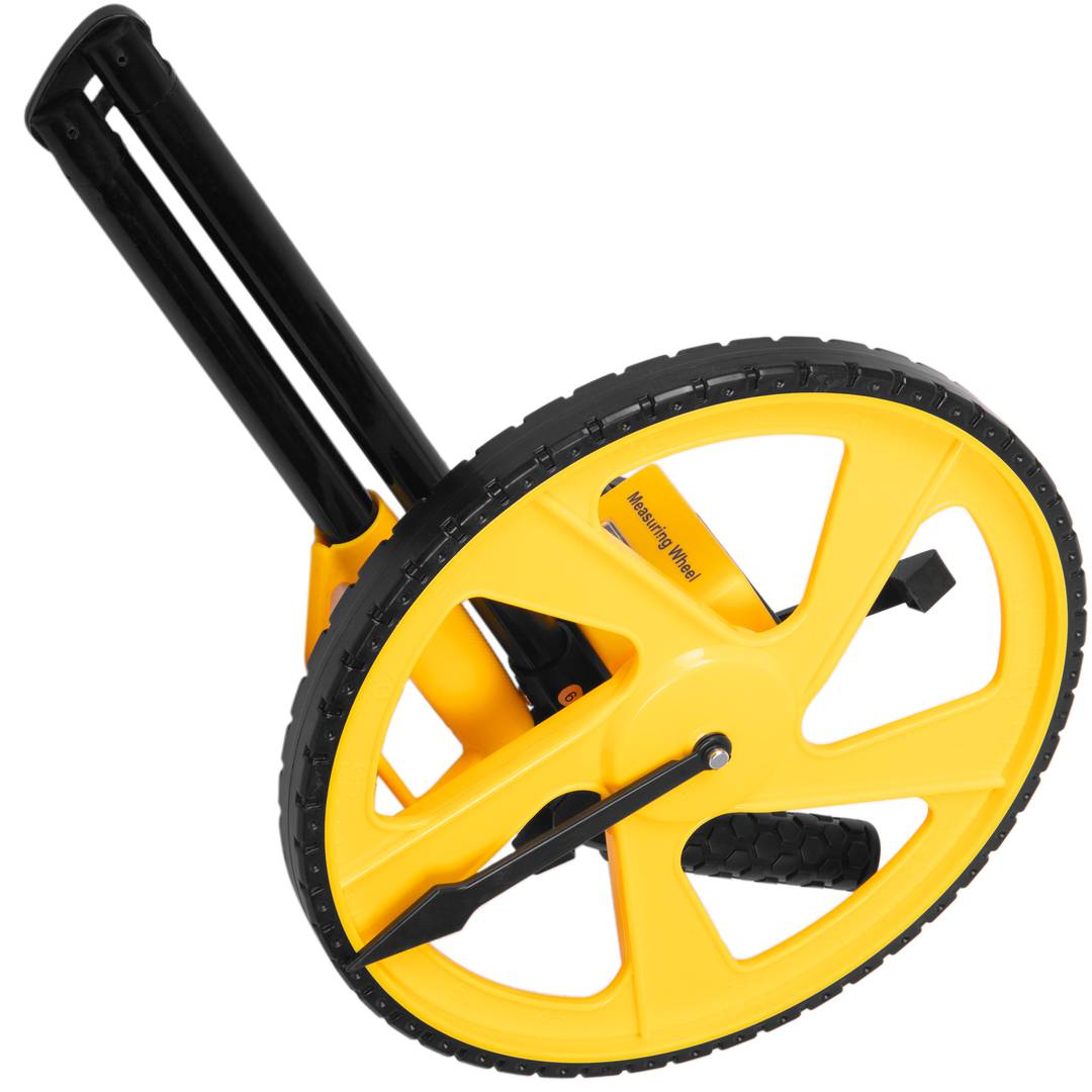 Contachilometri ruota di alta precisione per la misurazione della distanza. Topometro diametro 32 cm e altezza 103 cm