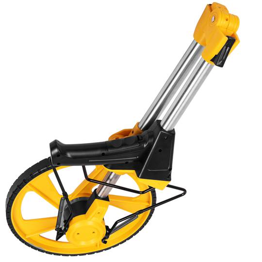 Hochpräziser digitaler Radkilometerzähler zur Entfernungsmessung. Topometer Durchmesser 32 cm und Höhe 103 cm
