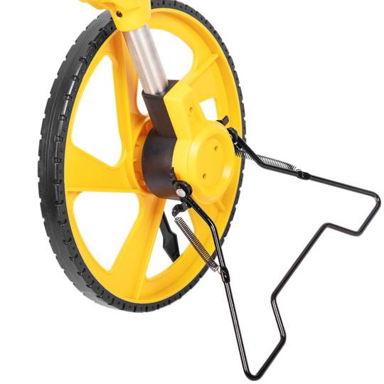 Hochpräziser digitaler Radkilometerzähler zur Entfernungsmessung. Topometer Durchmesser 32 cm und Höhe 103 cm