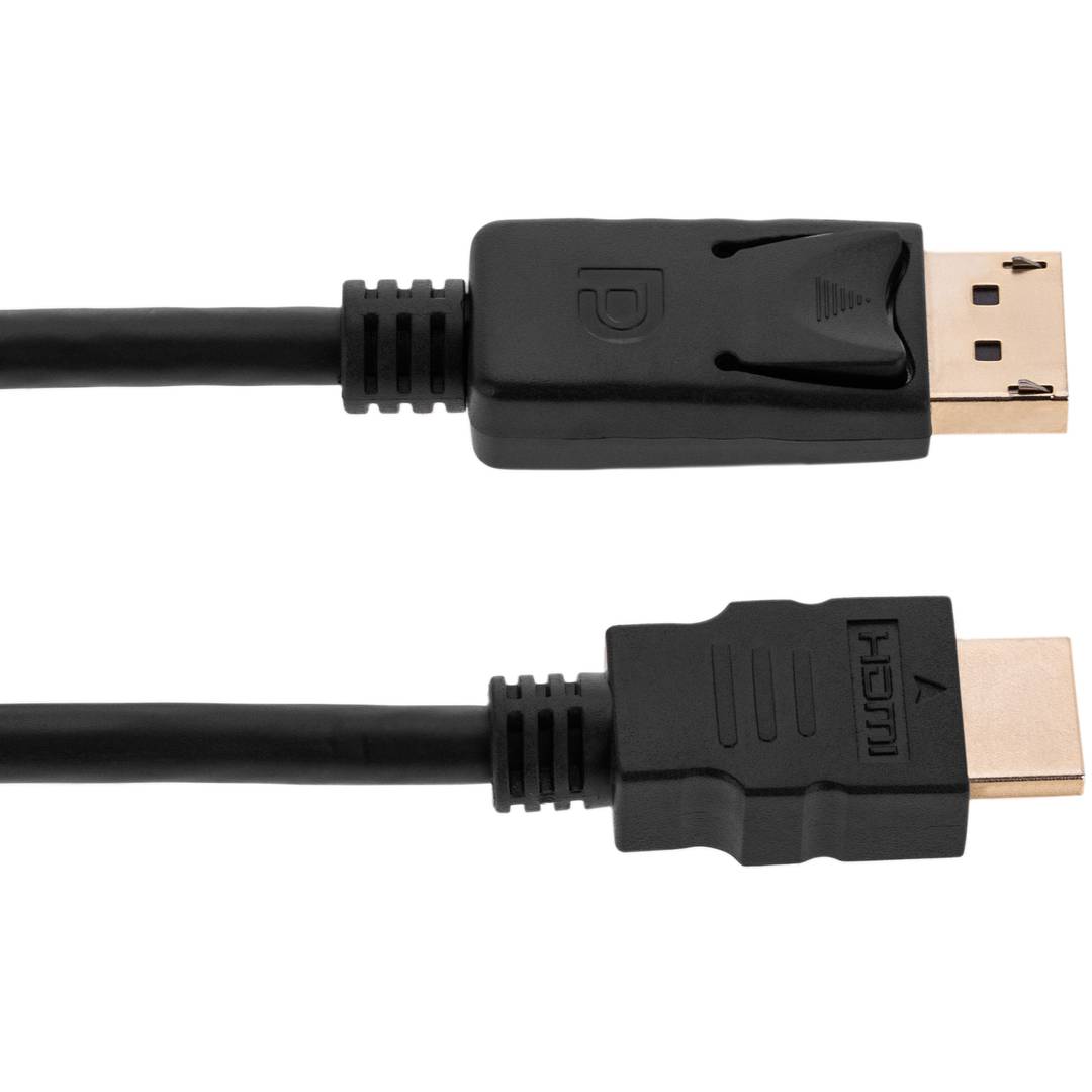 Câble DisplayPort mâle vers HDMI mâle 1m