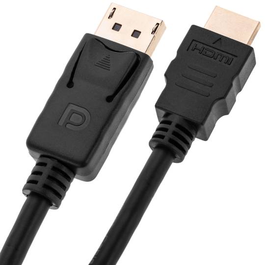 Câble DisplayPort mâle vers HDMI mâle 1m