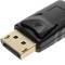 Kabel DisplayPort mannelijk naar HDMI mannelijk 1.8m