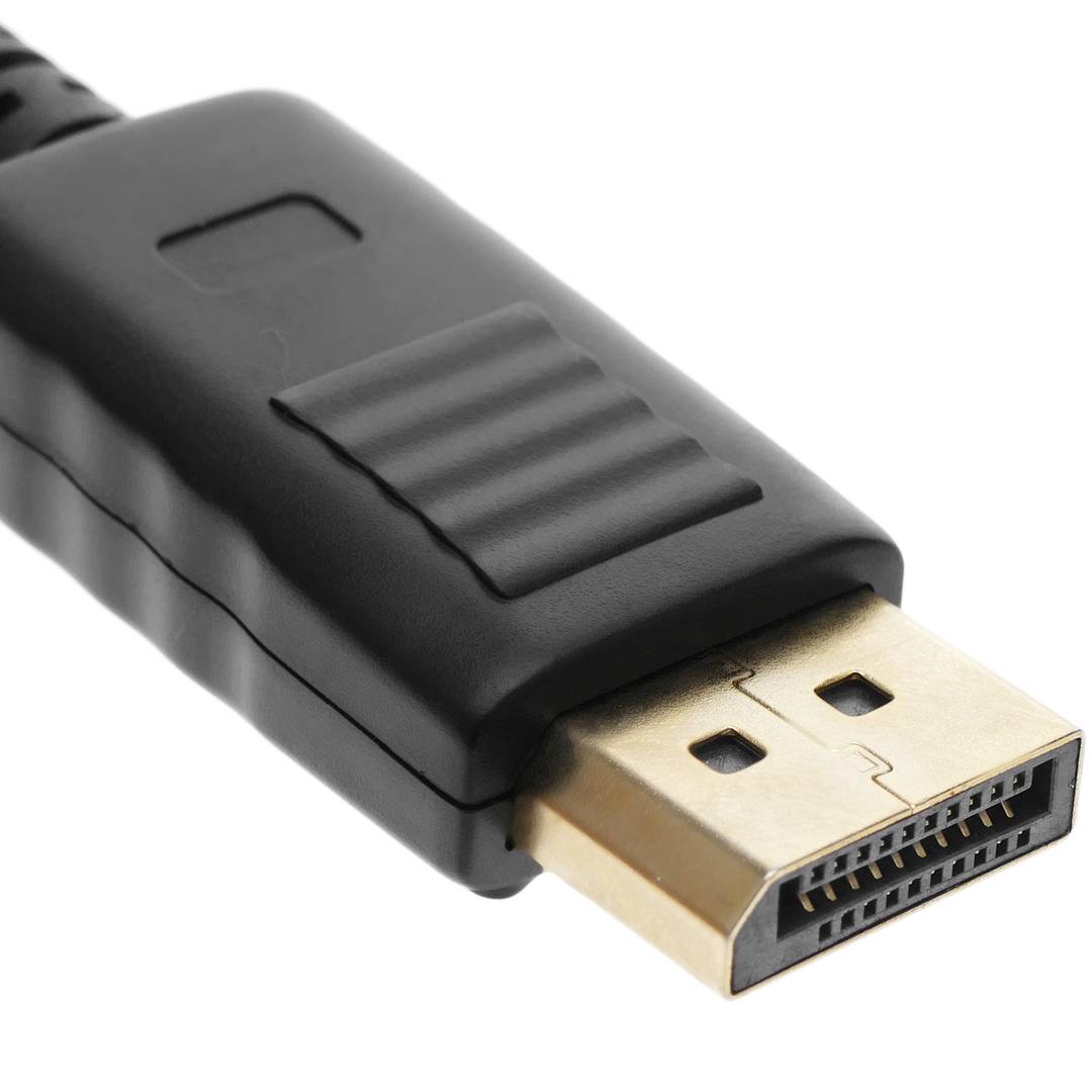 Câble Adaptateur DisplayPort Vers HDMI - Compatible 4K/1080p, Connecteurs Plaqués Or, Longueurs Au Choix (1m, 1.8m, 3m)