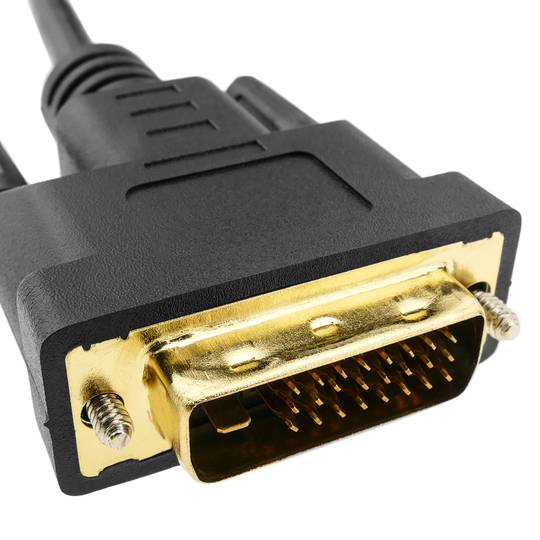 Cable de vídeo DisplayPort macho a DVI-D macho 2 m