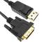 Video cable DisplayPort male to DVI-D male 3 m