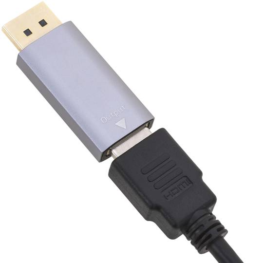 Adapter DisplayPort męski na HDMI A żeński 4K 60Hz