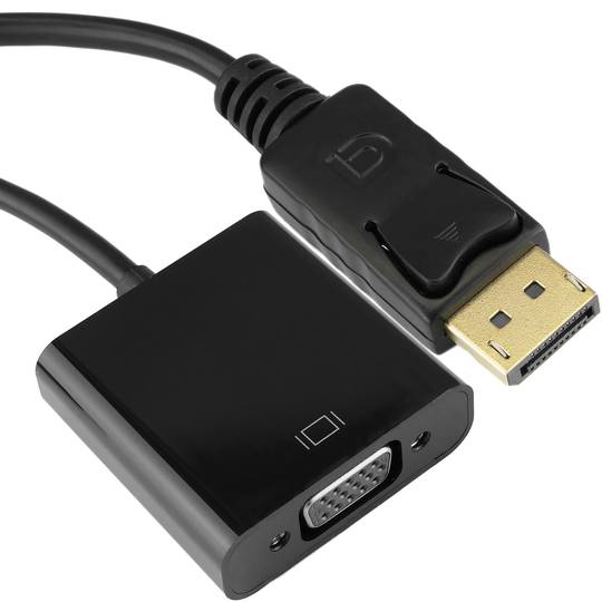 DisplayPort Male to VGA Female Adapter 15cm