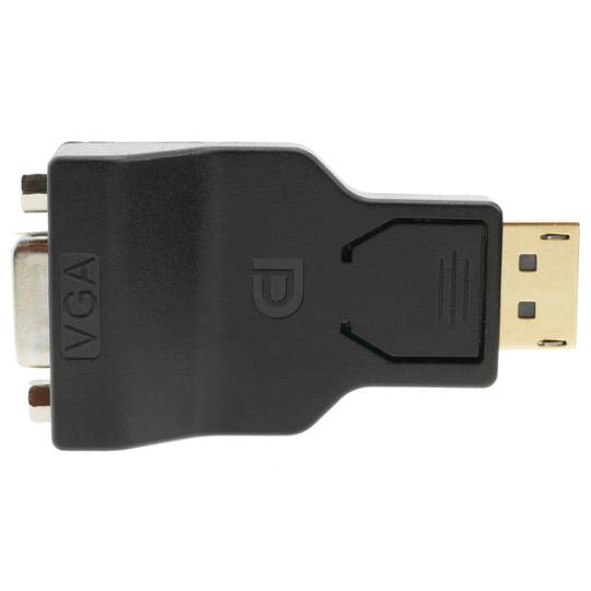Adaptador compacto de DisplayPort macho a VGA hembra