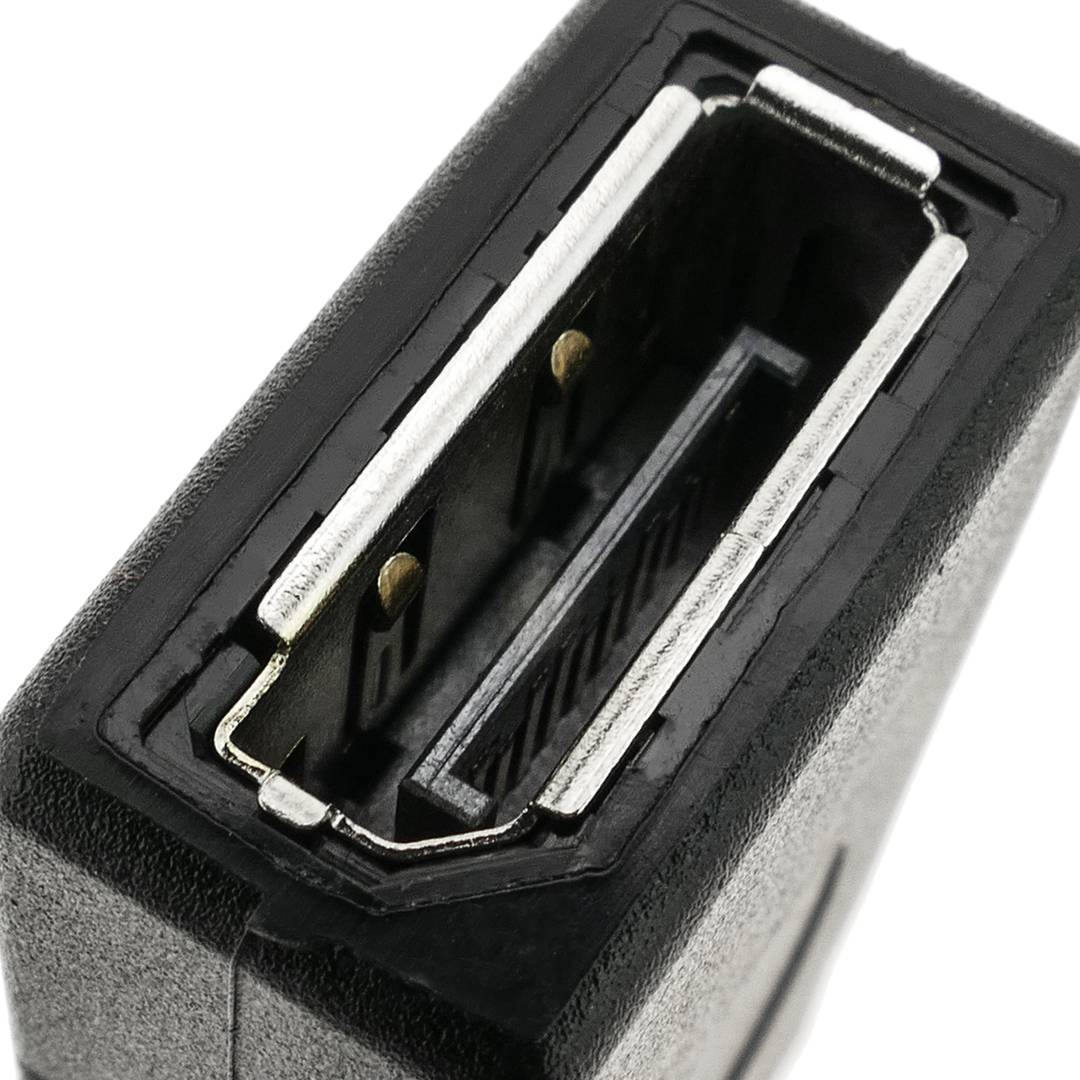 Vrouwelijke naar vrouwelijke DisplayPort-adapter met paneelbevestigingsbeugel