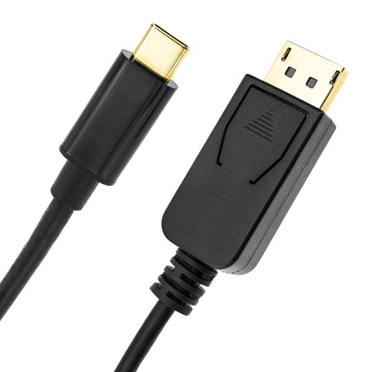 Câble USB 3.1 C mâle vers DisplayPort mâle Convertisseur vidéo 4K Ultra HD 60Hz C20CH 1.8m