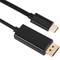 Cable USB 3.1 C macho a DisplayPort A macho, conversor de vídeo 4K Ultra HD 60Hz 5m