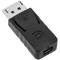 Adattatore DisplayPort maschio a mini DisplayPort femmina v1.0.