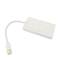 Adaptador de miniDisplayPort a VGA àudio HDMI DVI blanc