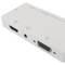 Adaptador de miniDisplayPort a VGA àudio HDMI DVI blanc