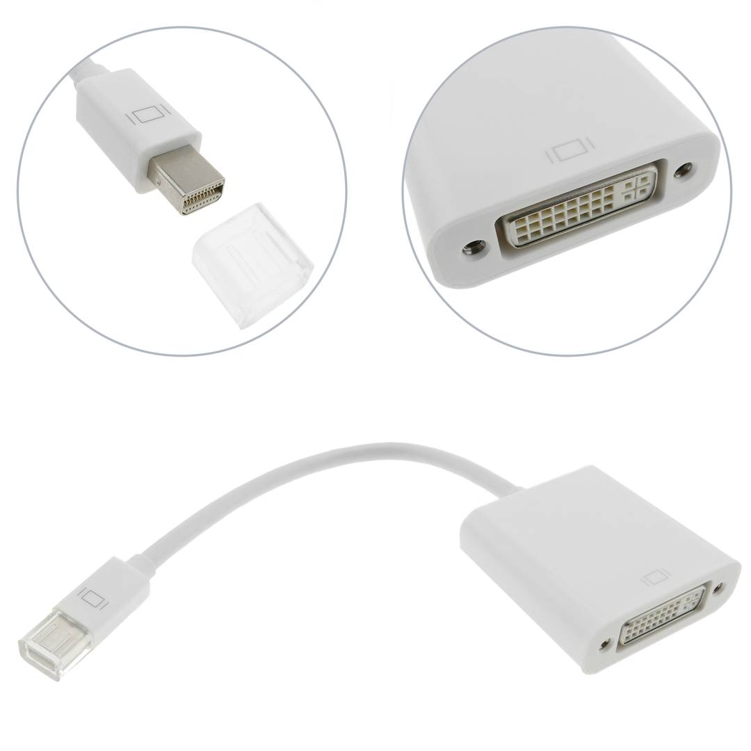 Adapter MiniDisplayPort-męski na DVI-żeński