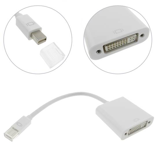 Adapter MiniDisplayPort-męski na DVI-żeński