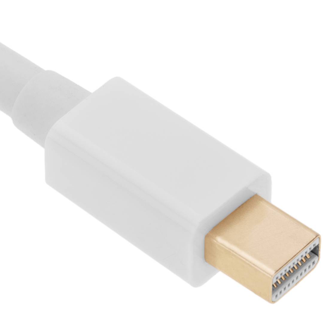 Adaptador conversor miniDisplayPort macho a VGA HD15 hembra