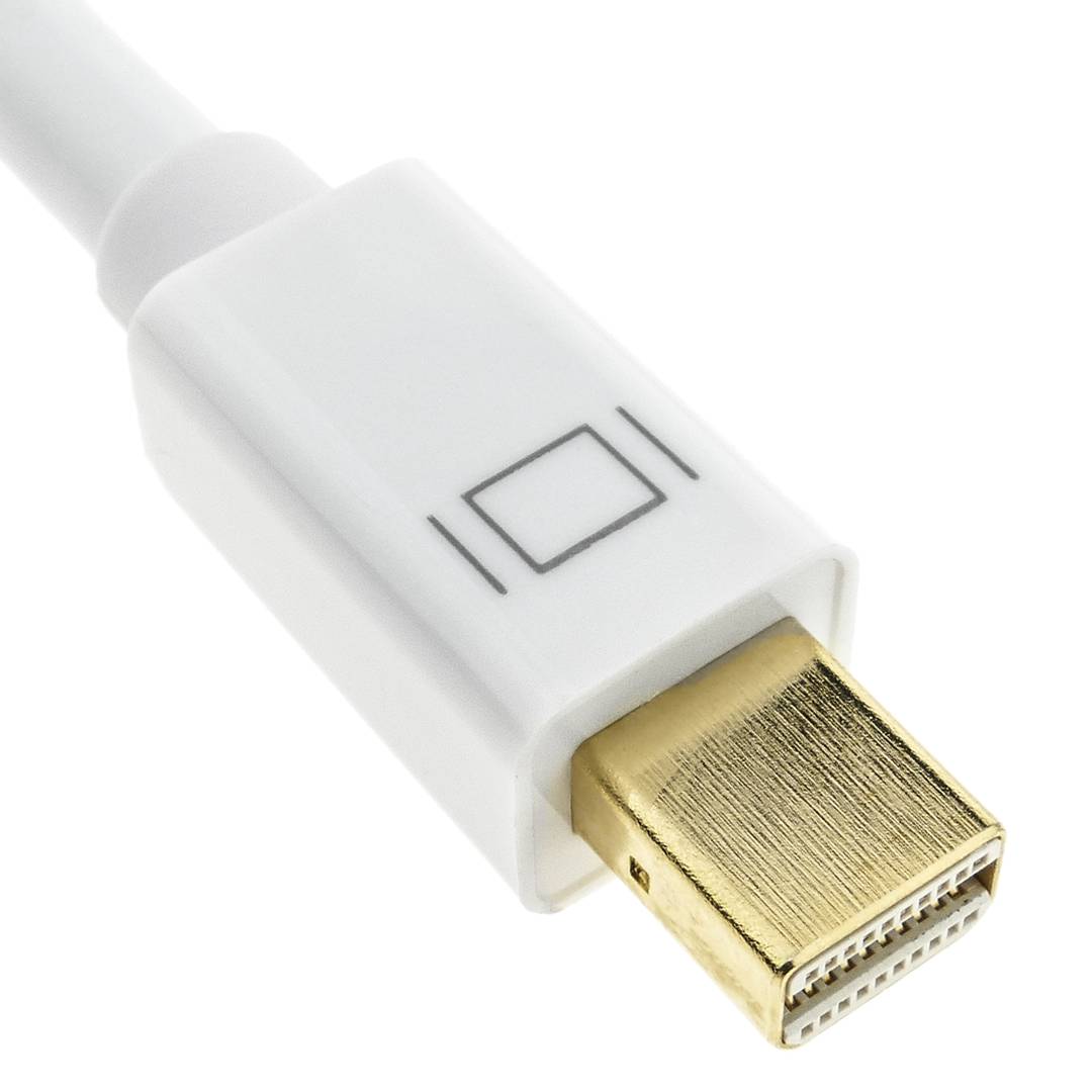 Adaptador de mini-DisplayPort mascle a HDMI femella i VGA femella