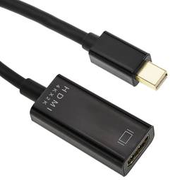 Câble adaptateur de vidéo 4K 17cm Mini DisplayPort MDP mâle vers HDMI femelle 1080p FullHD 2K 4K