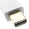Cable mini Displayport MiniDP 1080p FullHD per àudio i vídeo digital de 2m blanc