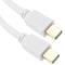 Cabo mini Displayport MiniDP 1080p FullHD para áudio e vídeo digital de 3m branco