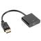 Cabo adaptador Lanberg mini Displayport macho para HDMI-A fêmea 10 cm
