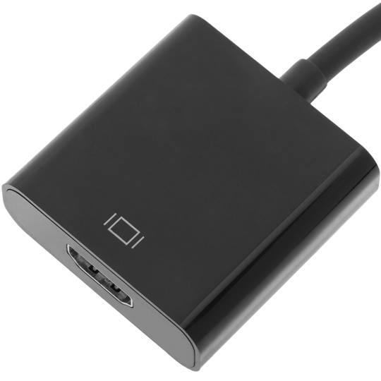 Cabo adaptador Lanberg mini Displayport macho para HDMI-A fêmea 10 cm