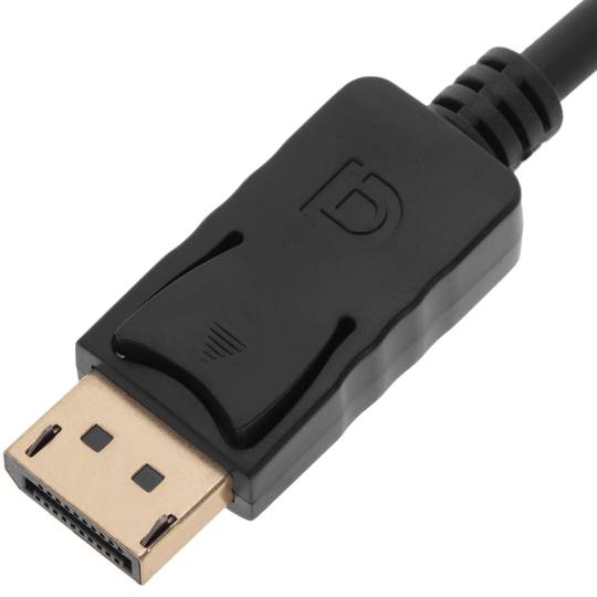 Cabo adaptador Lanberg mini Displayport macho para HDMI-A fêmea 10 cm