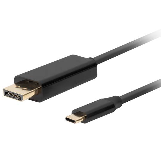Lanberg USB Tipo C Macho para DisplayPort Cabo Macho 1m CA-CMDP-10CU-0010-BK